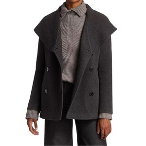 THEORY Shawl Collar Wool & Cashmere Peacoat - Large - NWT
